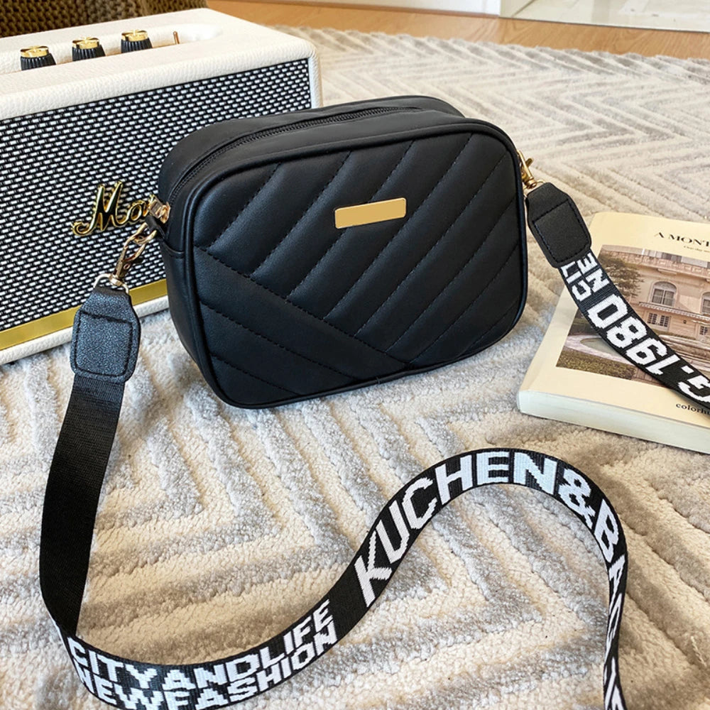 High-Quality PU Shoulder Bags for Women | Simple Crossbody Casual Messenger Bag & Phone Bag Luxegan