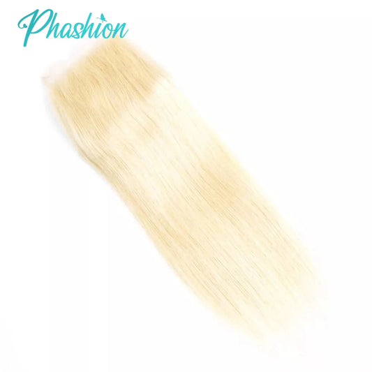Phashion Blonde 5x5 Lace Closure 613 StraightWave 13x4 Lace Frontal Human Hair Hd Transparent  Pre Plucked Brazilian Remy Hair