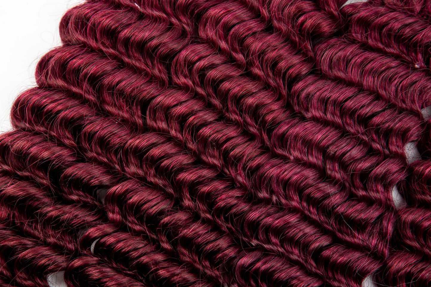 Deep Wave Human Hair Bulk for Boho Braids | No Weft Braiding Hair | 16-24in - view 5