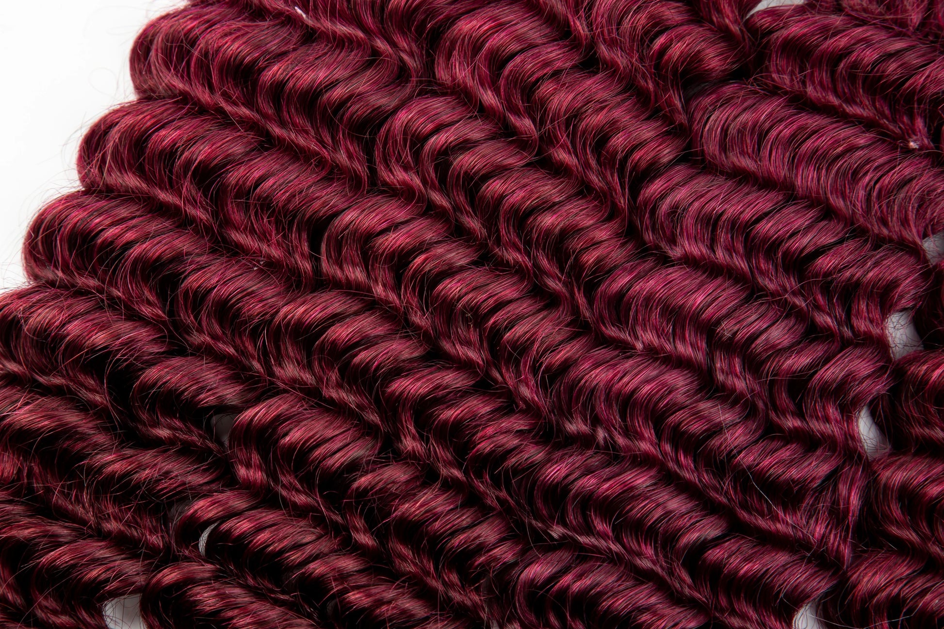 Deep Wave Human Hair Bulk for Boho Braids | No Weft Braiding Hair | 16-24in - view 5