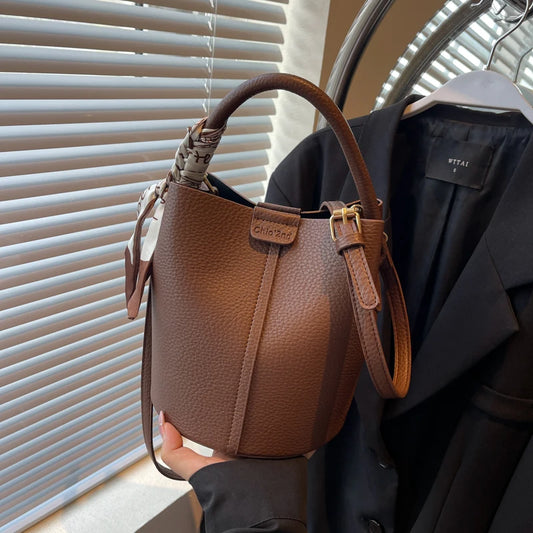 Senior Sense Retro Color Small Bag | Women's New Crossbody Bag & Super Fire Bucket Bag Luxegan