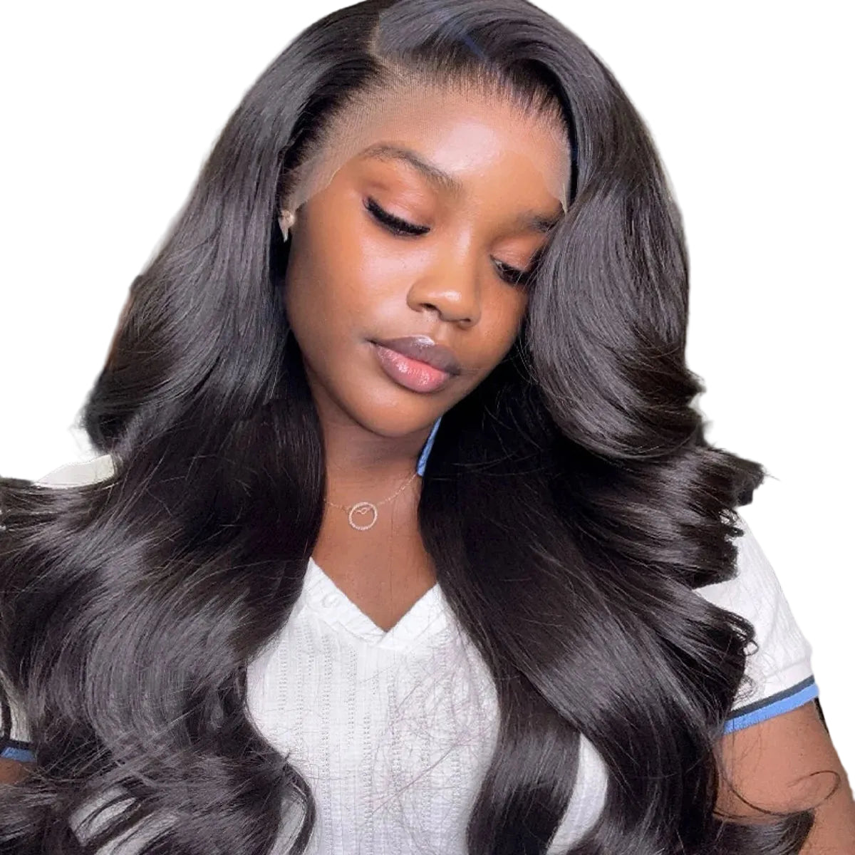 Glueless "Wear and Go" Body Wave Wig | Sophisticated 13x6 HD Transparent Lace Frontal | Elegant 360 Full Perimeter Brazilian Human Hair | "Dignified" 26–36 Inch Long Remy Hair for Radiant Versatile Styling Luxegan