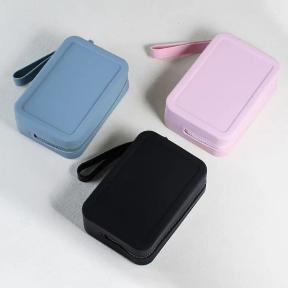 Silicone Rectangular Pouch | Soft Waterproof High-Capacity Organizer Luxegan