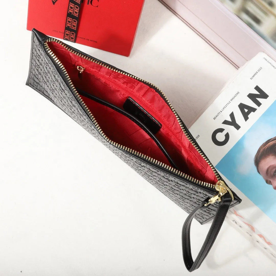 CH Classic High-Quality Letter Print Bag | Multi-functional Clutch & Small Square Bag Luxegan