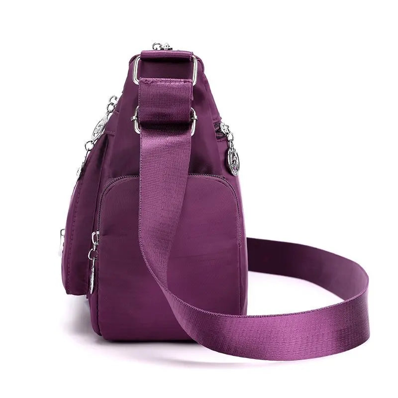 Women's Large Capacity Shoulder Bag | Waterproof and Wear-Resistant Multi-Pocket Commuter Leisure Outdoor Crossbody Bag Luxegan