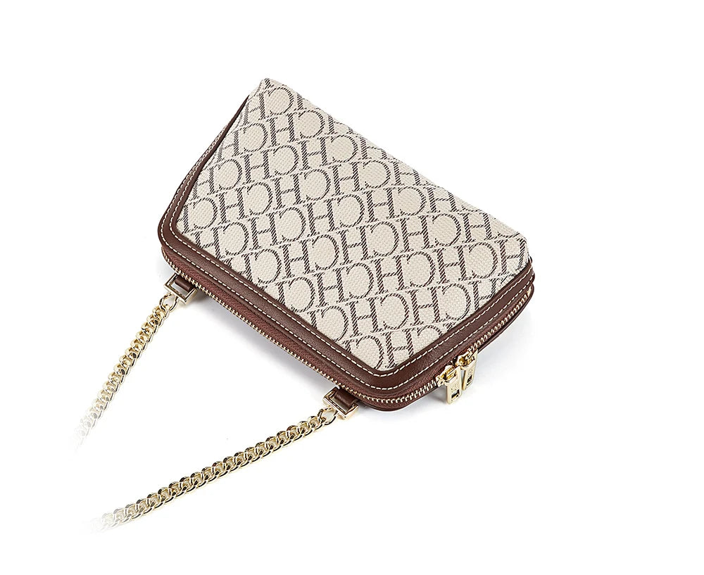 Shoulder Bag Fashion Retro Messenger Bag | Designer Light Luxury Crossbody Bag & Chain Suede Leather Bag (Chain Shoulder Bag) Luxegan