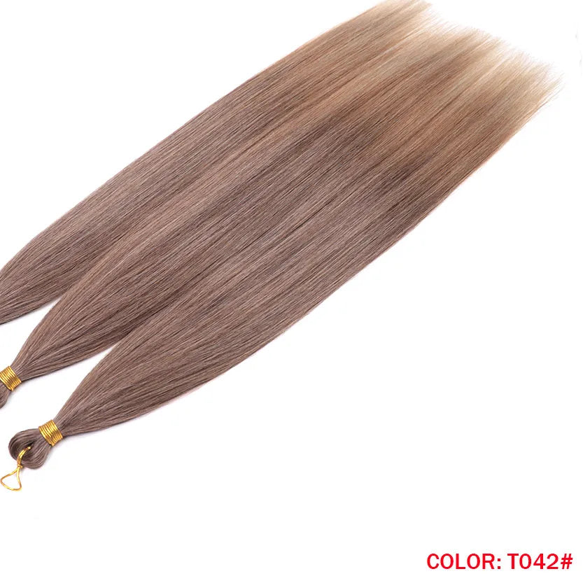 28 Inch Ariel Straight Synthetic Crochet Braids Hair – Ombre & Solid Colors | 300g | 24 Shades - view 7