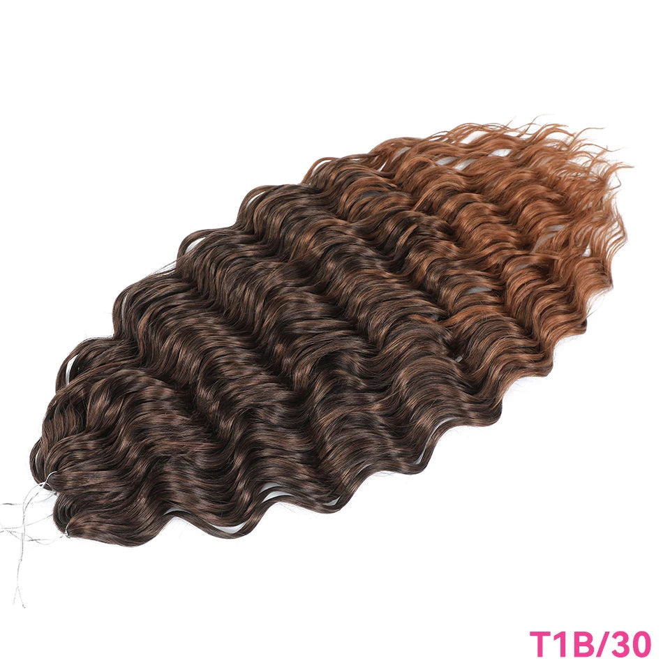 Anna Curls Loose Wave Synthetic Crochet Braiding Hair 24in | 50 Strands | 22 Colors - view 44