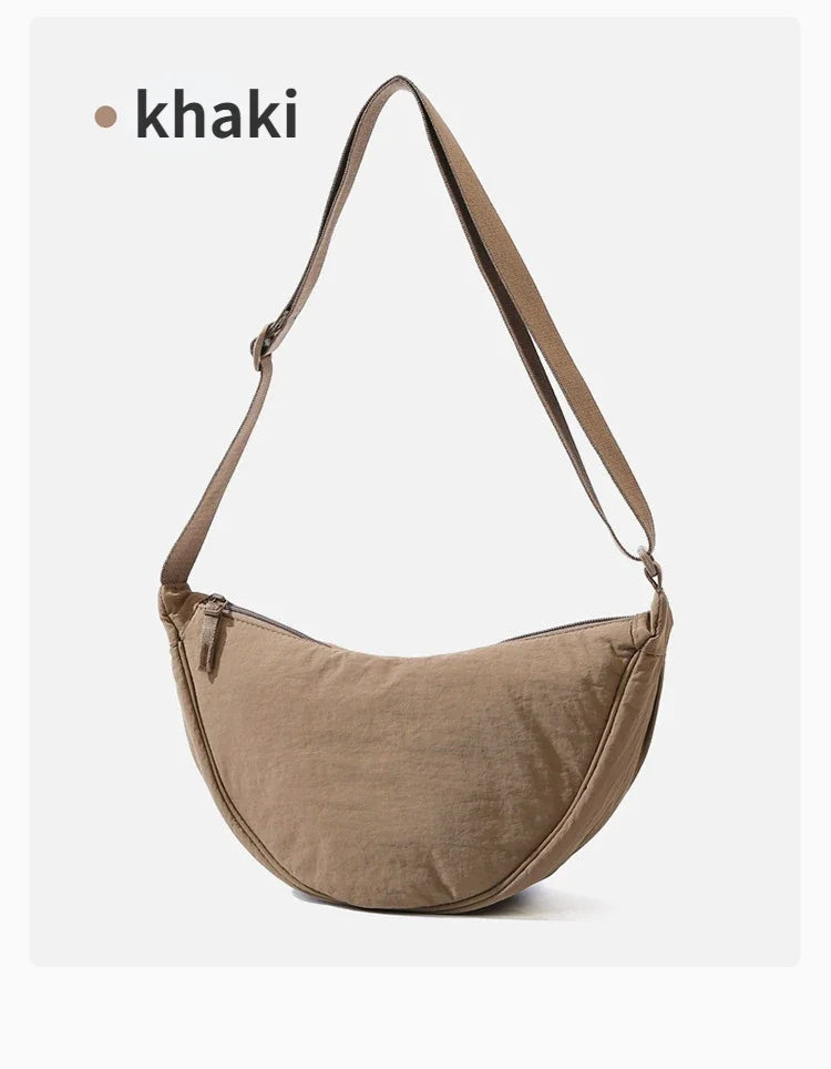 New Color Women’s Nylon Shoulder Bag | Casual Sports Hobo Crossbody | Fashionable Large Capacity Fanny Pack Purse & Handbag Luxegan