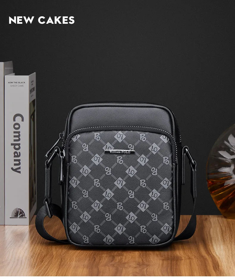 Genuine Leather Fashionable Printed Small Backpack | Casual Shoulder Bag Clutch Luxegan