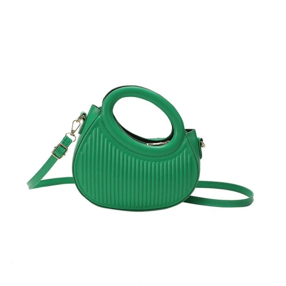 Pleated Half-Moon Underarm Bag | Fashion Shoulder & Messenger Purse Luxegan