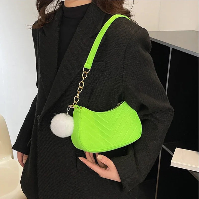 TPU Hard Bucket Armpit Bag | Small Fashion Crossbody Tote Luxegan