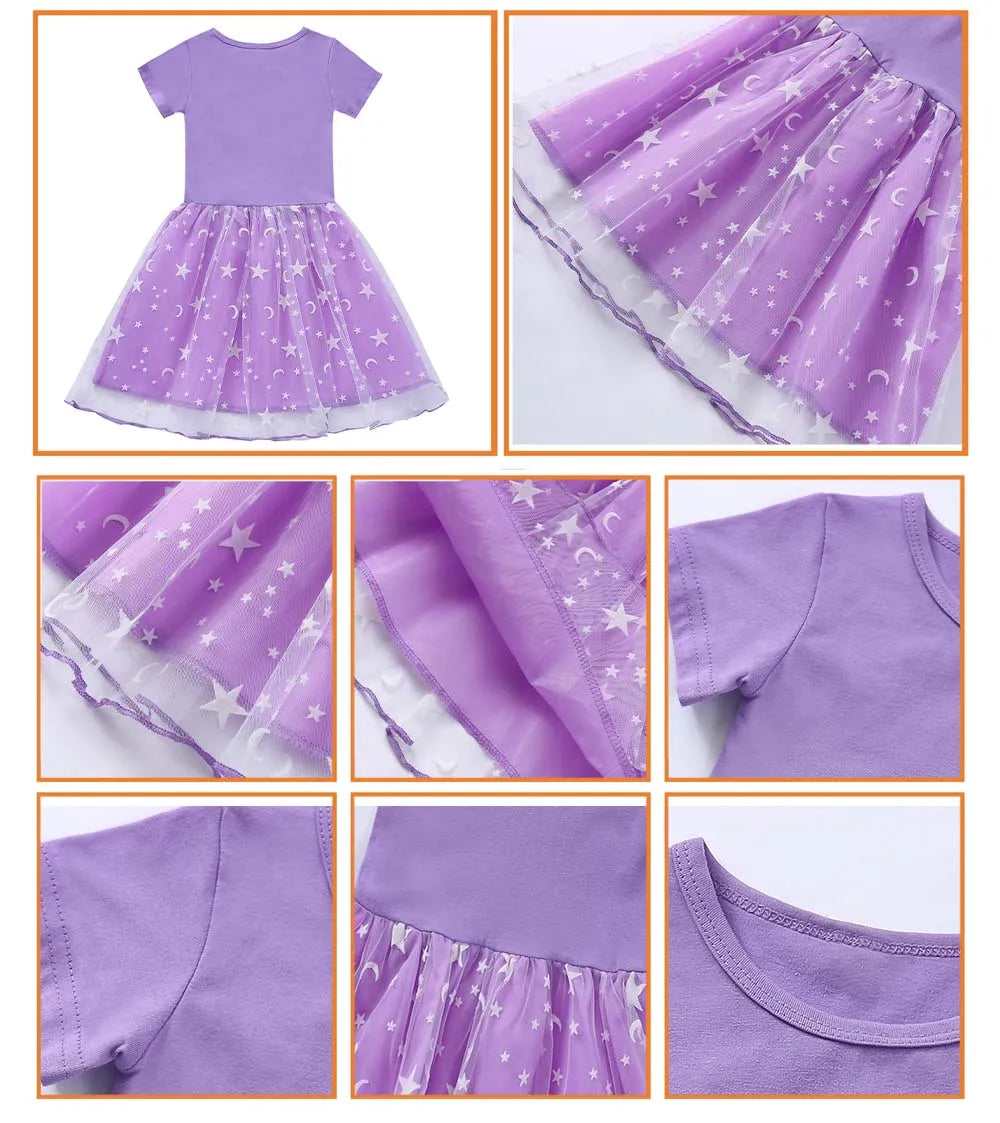 Diana and Roma Party Dresses for Girls Dress Baby Girls Clothes Princess Dress Girl Single Suits and Cut Fashion for Babies
