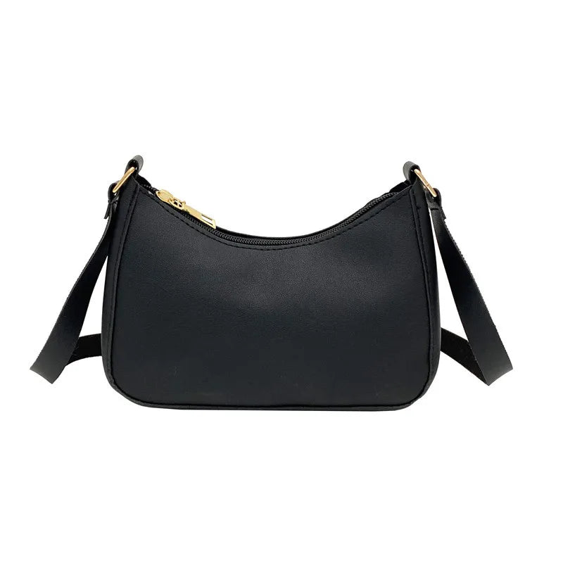 Mini Fashion Female Underarm Shopping Bag Retro Casual Women Totes | Shoulder Bags Female Leather Solid Color Handbag for Women Luxegan