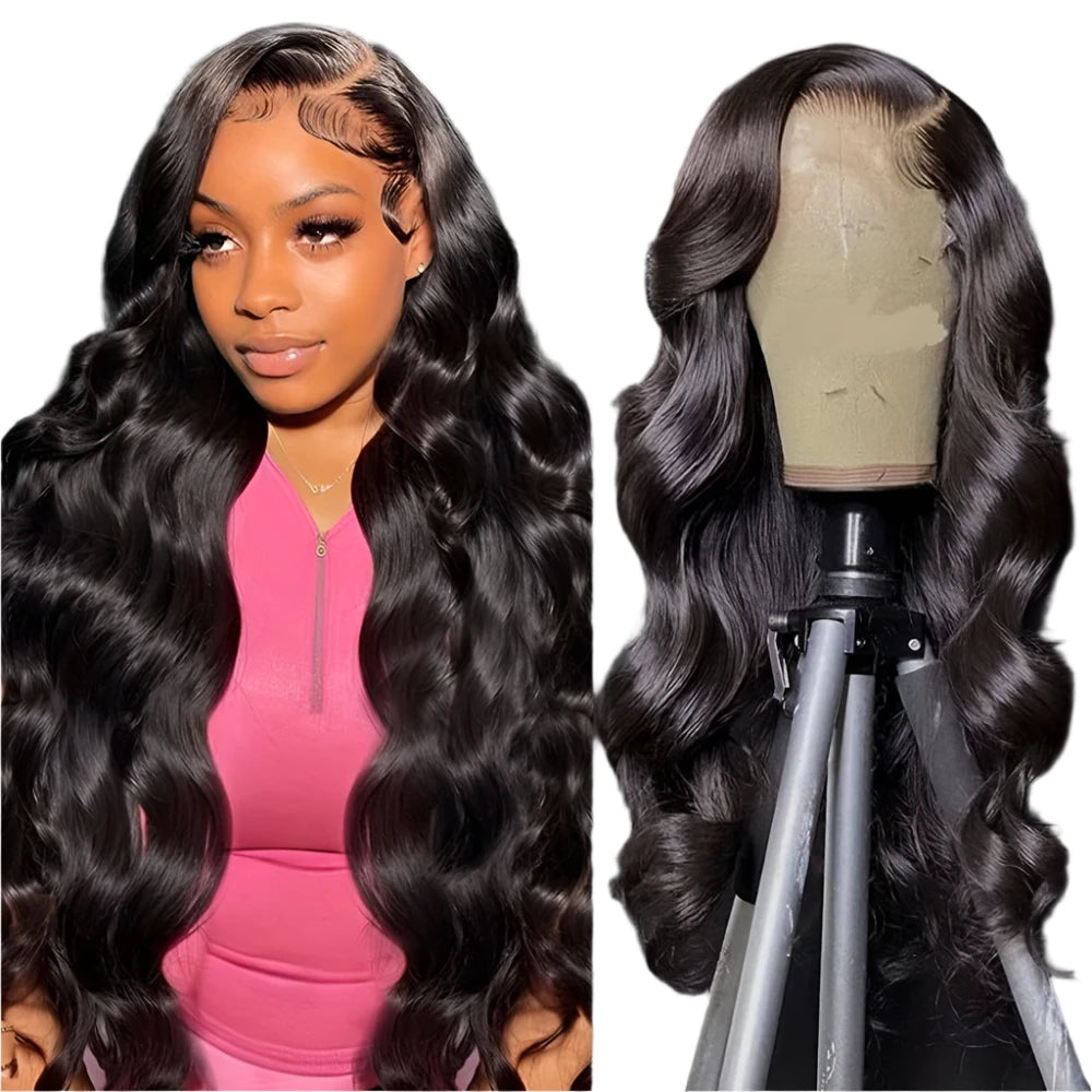 26 Inch Loose Deep Wave Lace Front Wig | Glueless | Pre-Cut | 13x4 Lace Frontal | 5x5 Lace Closure