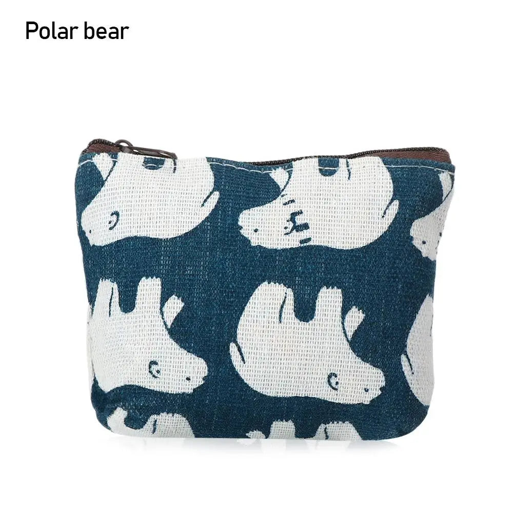Cute Animals Wallet | Zipper Purse & Cartoon Small Coin Purse Luxegan