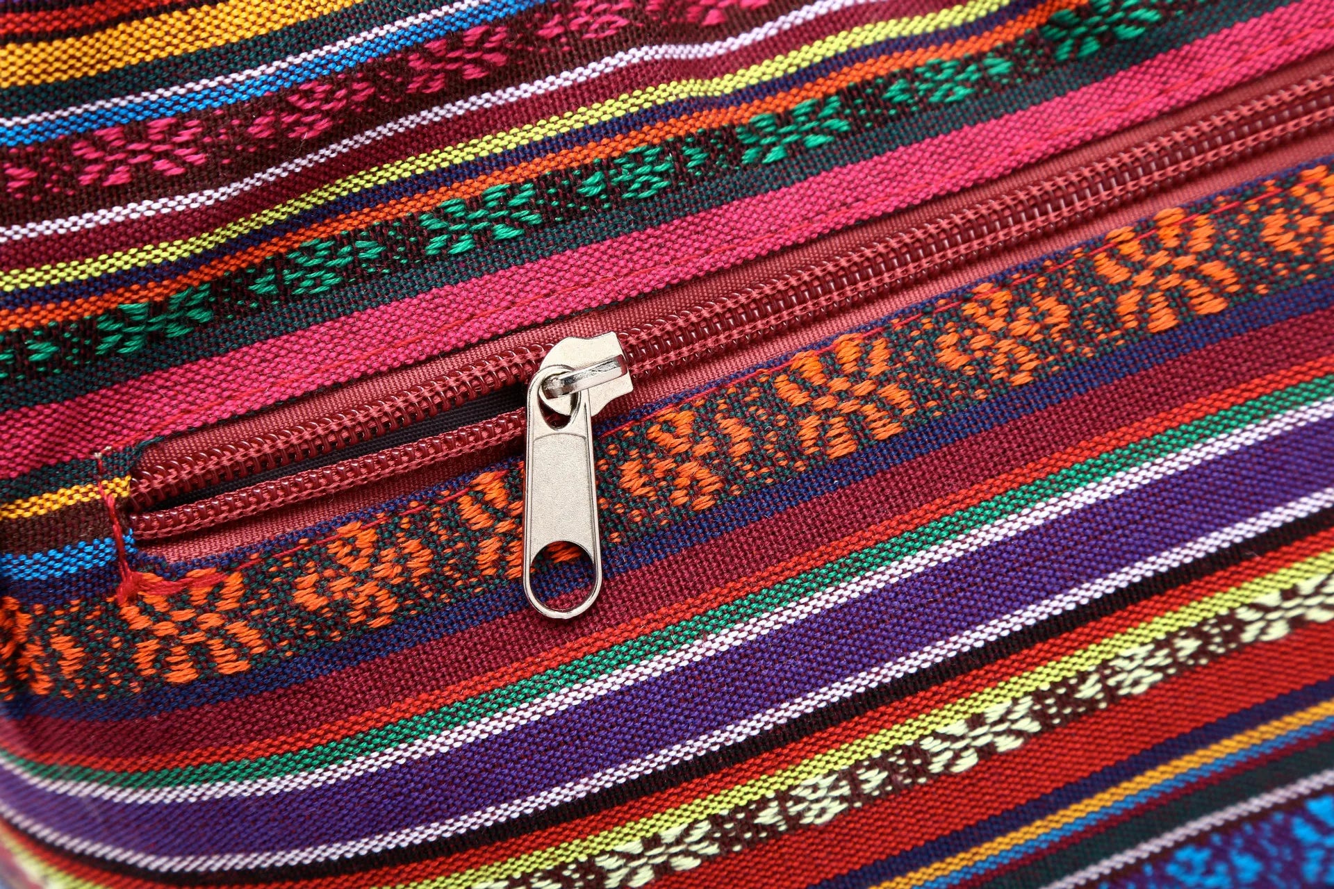 Boho Ethnic Bucket Bag | Casual Striped Crossbody Shoulder Bag Luxegan