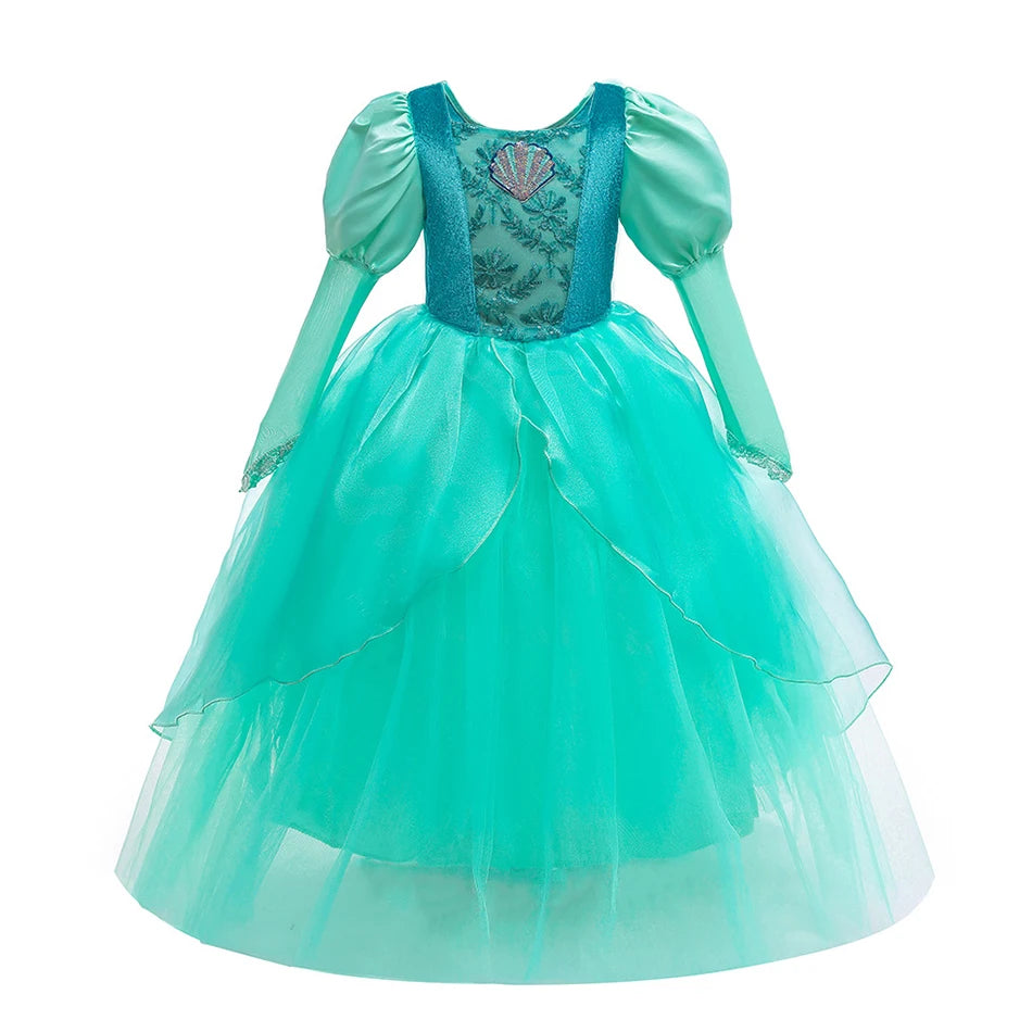 Girls Mirabel Isabela Encanto Costume Girl Princess Dress Children Elsa Anna Rapunzel Cinderella Mermaid Aurora Cosplay Clothes