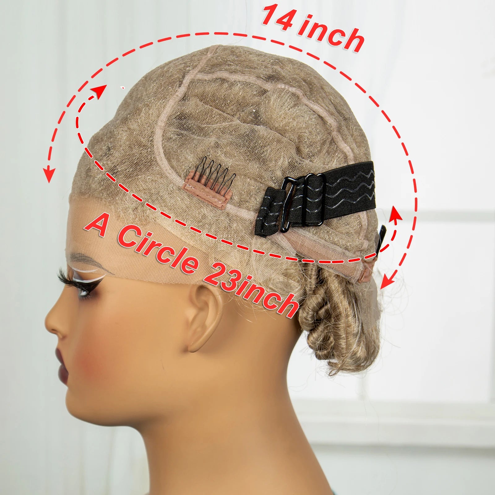 Ginger Orange Bantu Knotless Braids Wig | Full Lace | Baby Hair Luxegan