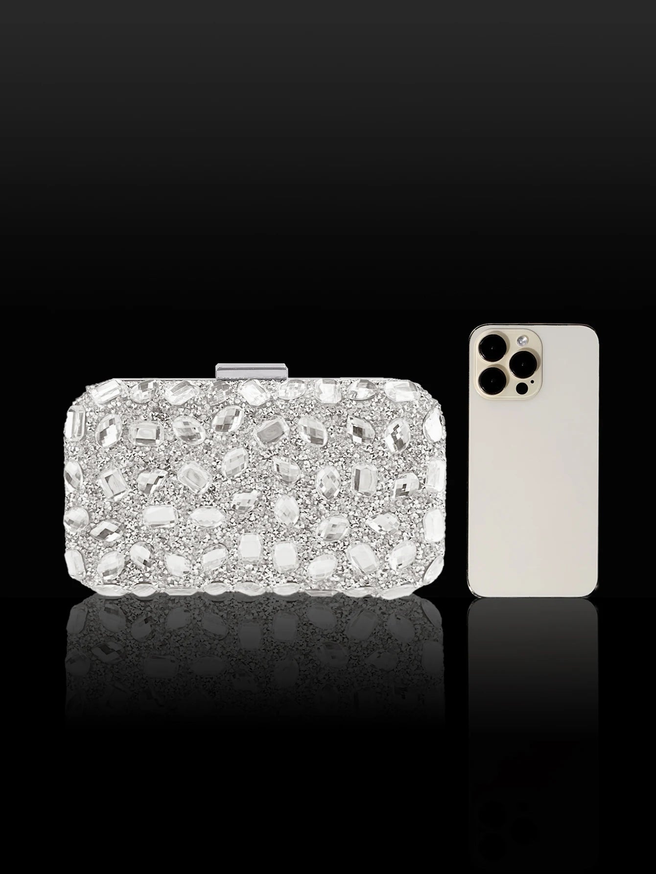 Rhinestone Evening Box Bag Set | Perfect Gift for Girls Luxegan