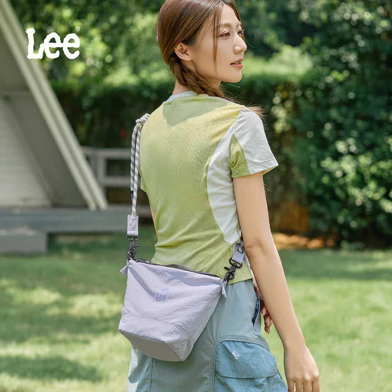 Outdoor Lightweight Small Messenger Bag | Stylish Travel Crossbody for Men & Women | Waterproof Fabric Phone Shoulder Bag | Simple 6L Fashion Satchel with Adjustable Straps (Model 5617) Luxegan