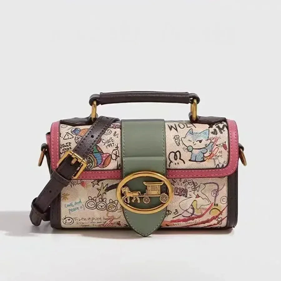 Women's Designer Baguette Bag | Crossbody Shoulder Purse & Travel Tote Luxegan