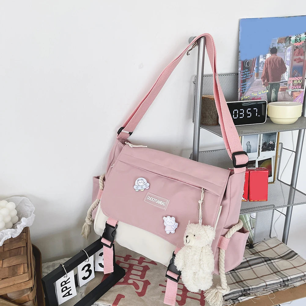 Large Capacity Crossbody Bag | Ladies' Messenger Pouch & Casual Shoulder Bag Luxegan