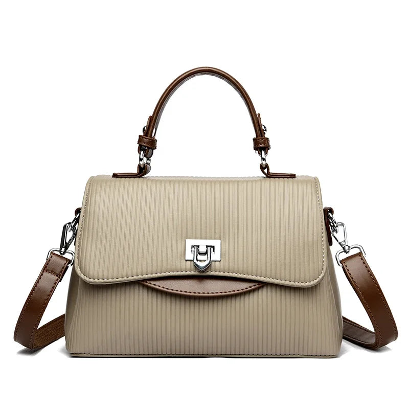 Luxury Large Capacity Multilayer Shoulder Bag | High-Quality PU Leather Designer Messenger | Sophisticated Sequined Casual Tote | Fashion-Forward Crossbody with Smart Partitioning Luxegan
