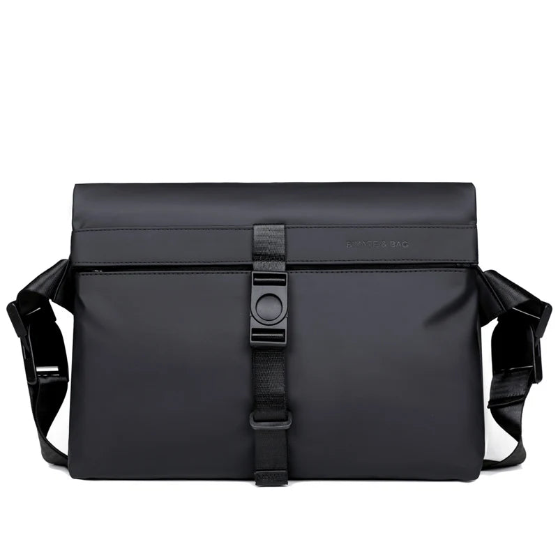Retro Business Crossbody Satchel | Sophisticated "Large Capacity" Silhouette | Men's Professional Briefcase & Shoulder Bag | "Dignified" High-Performance Oxford Travel Essential for Radiant Versatile Styling Luxegan