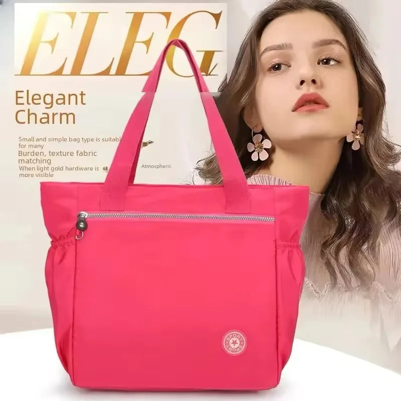 Bolsa de viaje Oxford impermeable de gran capacidad para mujer, bolso de hombro, valija, Bolsa De Viaje, bolsos de mujer, bolsa de compras