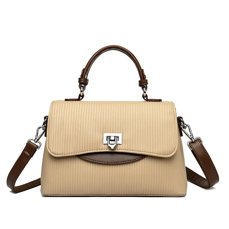 Luxury Large Capacity Multilayer Shoulder Bag | High-Quality PU Leather Designer Messenger | Sophisticated Sequined Casual Tote | Fashion-Forward Crossbody with Smart Partitioning Luxegan