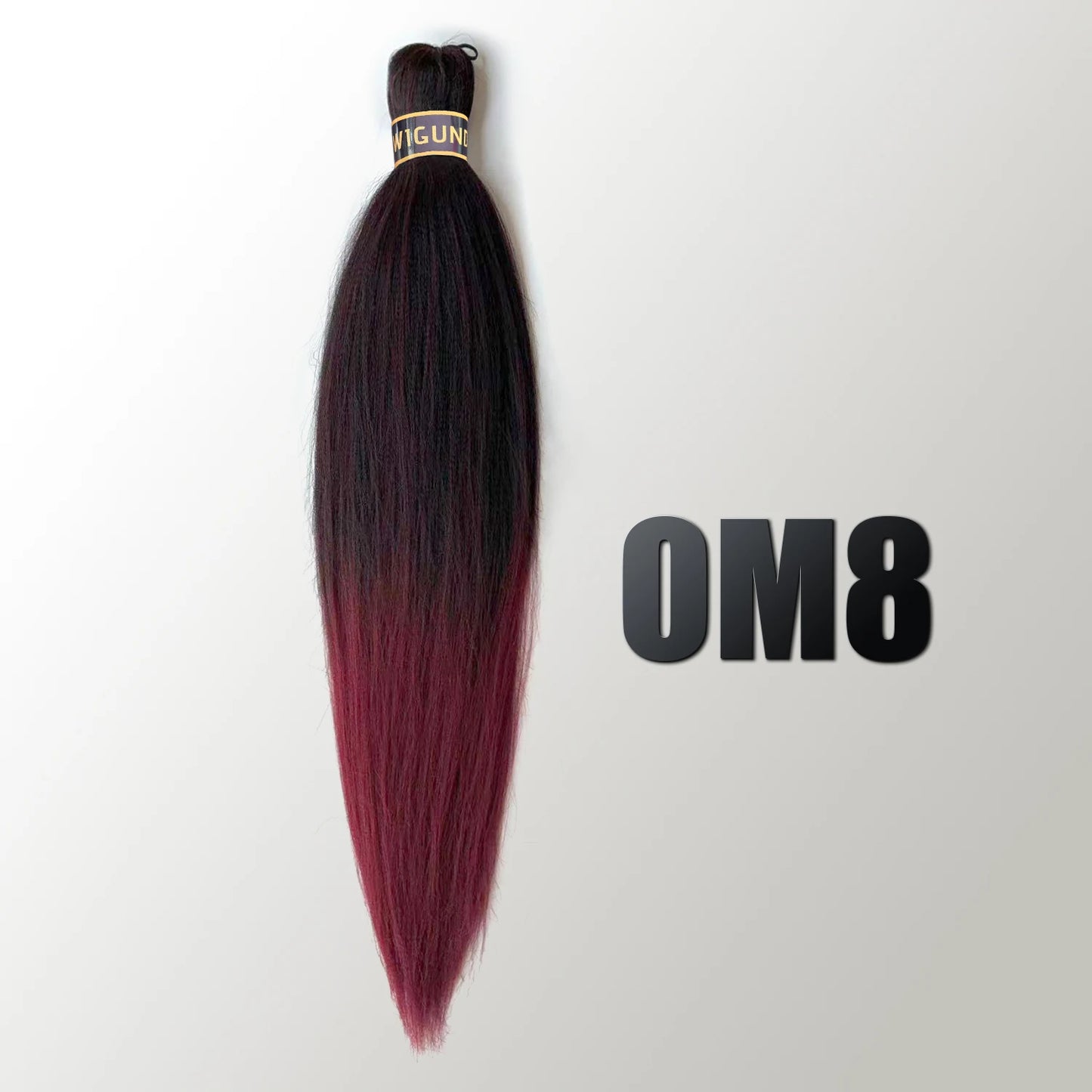 EZ Pre-Stretched Braiding Hair – Ombre Synthetic Crochet Braid Hair 26 Inch 90g Hot Water Setting - view 13