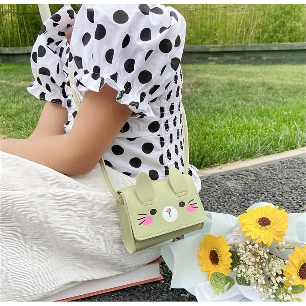 Children's Accessories Small Shoulder Bag | Cute Rabbit Baby Girls Small Crossbody Bags & Cartoon Kids Boys Mini Coin Purse Handbags Luxegan