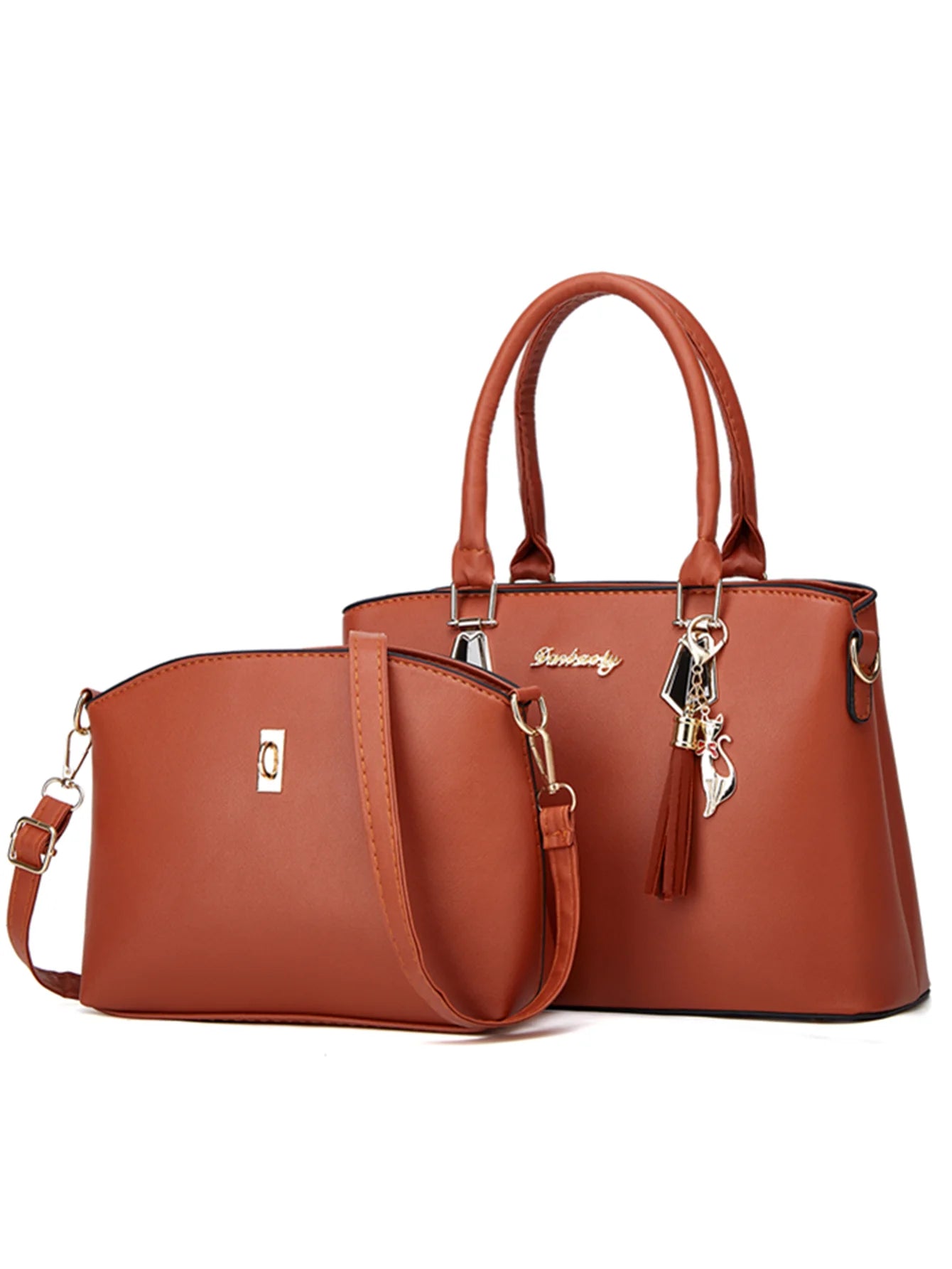 New Fashionable High-End Texture Women's Bag | European & American Style Single Shoulder & Crossbody Handbag (Portable Satchel) Luxegan