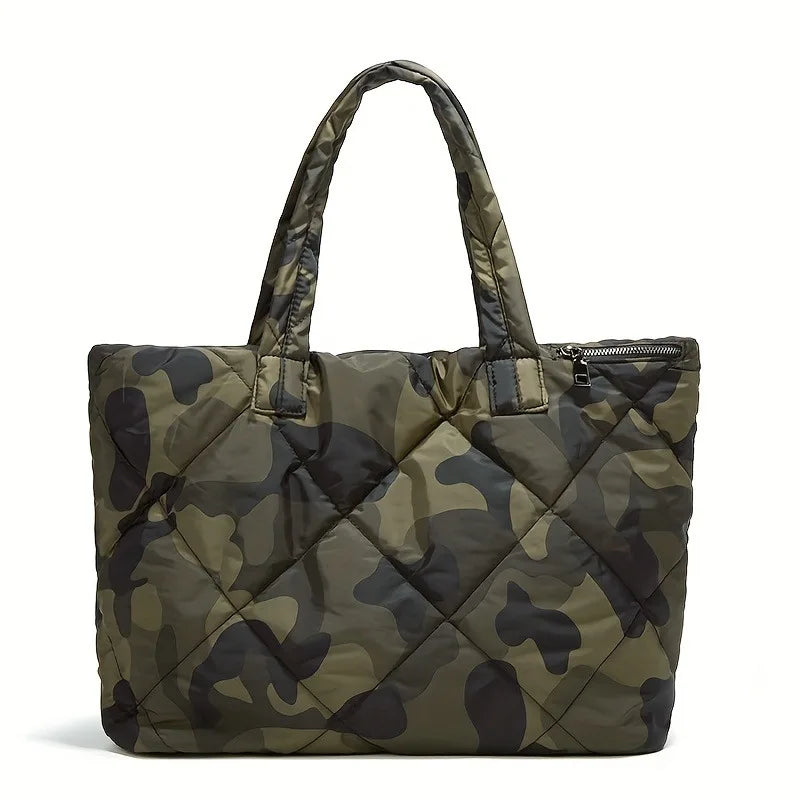 3PCS/Set Autumn/Winter Camouflage & Black Tote Bags | Large Capacity Oxford Unisex Single Shoulder Satchels Luxegan