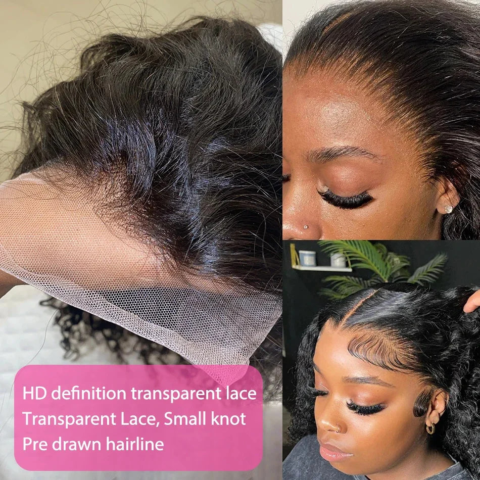 Long Deep Wave Brazilian Human Hair Wig | Sophisticated 13x6 HD Swiss Lace | Elegant Full Lace & 13x4 Frontal Options | "Dignified" 26+ Inch Remy Hair for High-Fashion Versatile Styling Luxegan