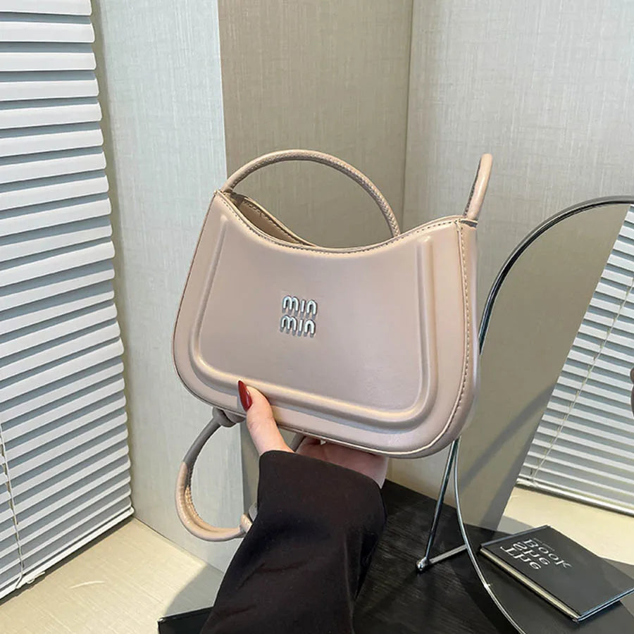Fashion Niche Women’s Crescent Bag | Sophisticated Autumn New Handbag | Elegant Multifunctional Crossbody Bag | "Dignified" High-End PU Leather Shoulder Purse for Modern Styling Luxegan