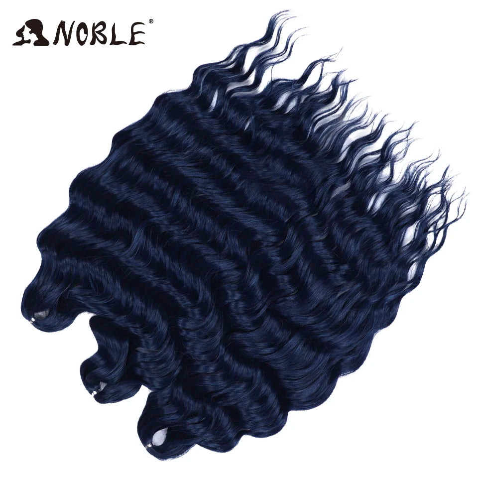 Synthetic Anna Curl Water Wave Crochet Braiding Hair – 24 Inch | 300g | 60 Strands | 88 Ombre & - view 37