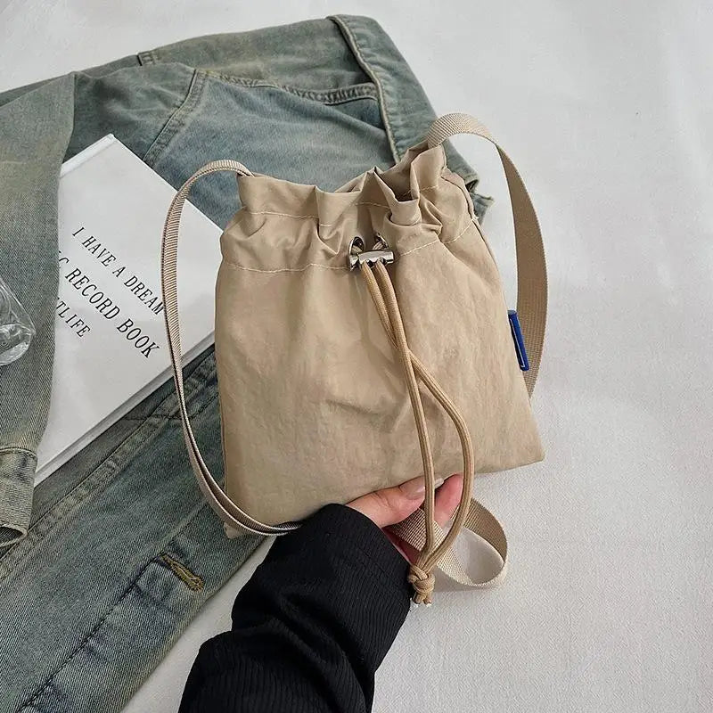 Nylon Crossbody Bag Soft Mini Phone Wallet | Multifunctional Square Shoulder Bag & Canvas Purse Messenger Bag Luxegan