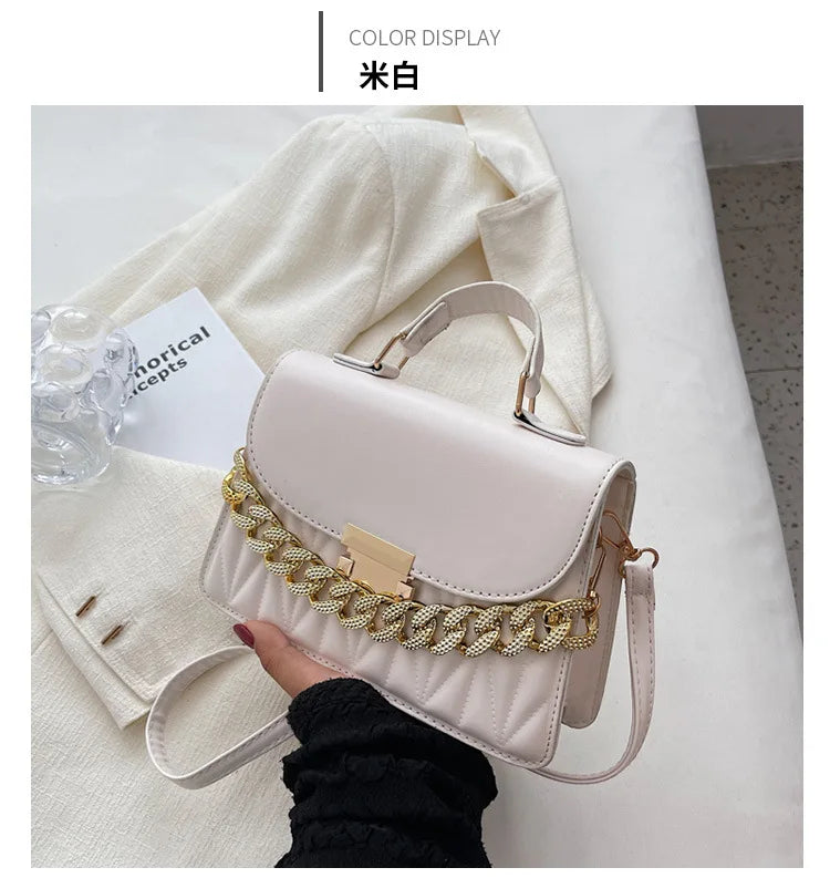 New Designer Shoulder Bag | Fashion Chain Crossbody Bag & Casual Tote Luxegan