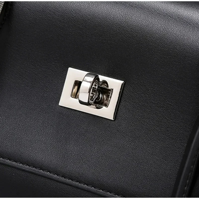 Luxury Wings Style Synthetic Leather Shoulder Bag,Large Capacity Commuting Women Tote Bag,Punk Buckle Simple Versatile Handbag