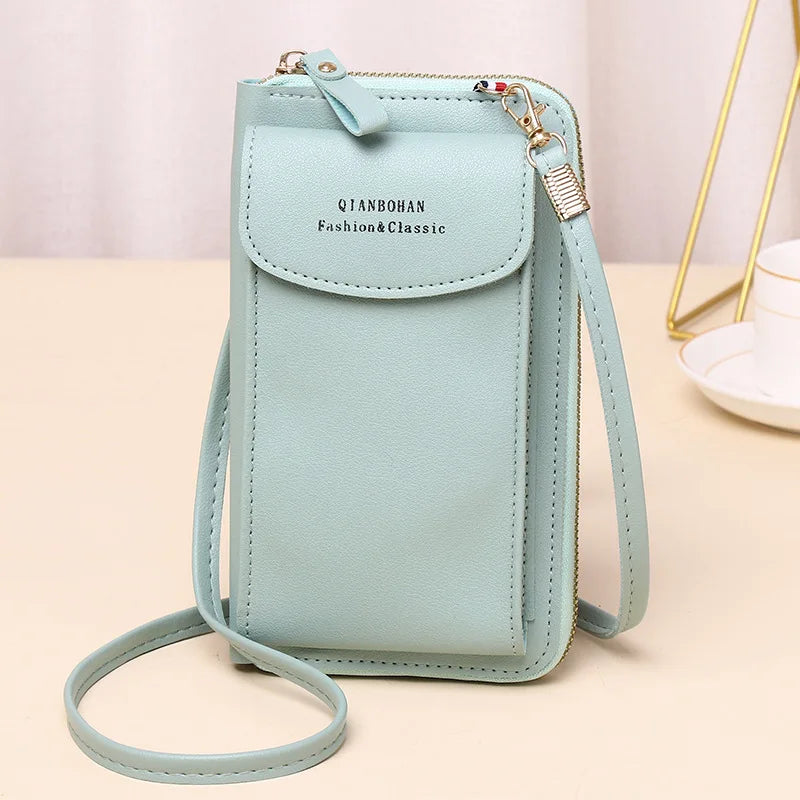 Fashion Women’s Mini PU Leather Handbag | Small Crossbody Shoulder Messenger Bag for Girls | Elegant Ladies' Phone Purse with Zipper & Flap | Versatile Daily Crossbody Bag Luxegan