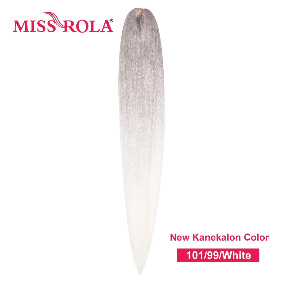 Jumbo Pre-Stretched Kanekalon Braiding Hair 24in – Ombré & Solid Colors Twist Braid Extensions - view 44