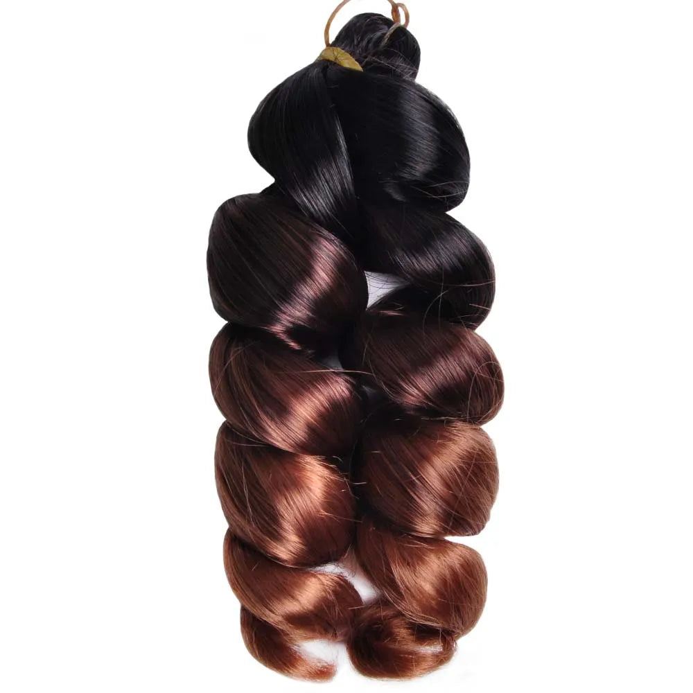 12 Inch French Curls Loose Wave Crochet Braids – Spiral Curly Synthetic Hair for Women - view 13
