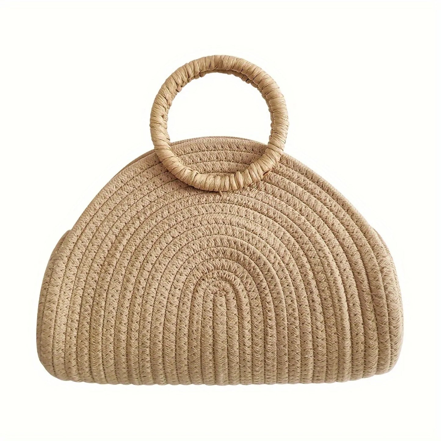 Fashionable Minimalist Beach Bag, Versatile Chic  Style Handbag For Women
