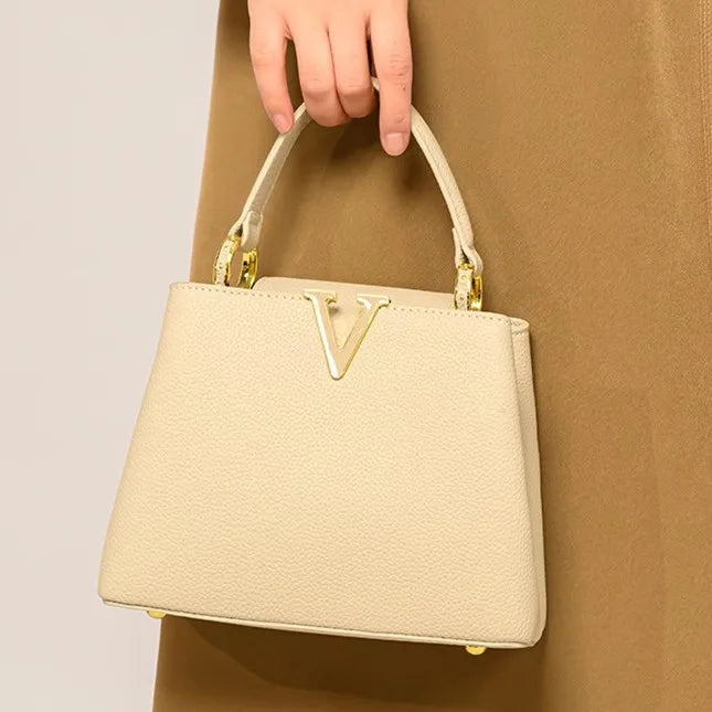 Soft PU Simple Commuter Crossbody | Exquisite High-End Sense Tote Luxegan