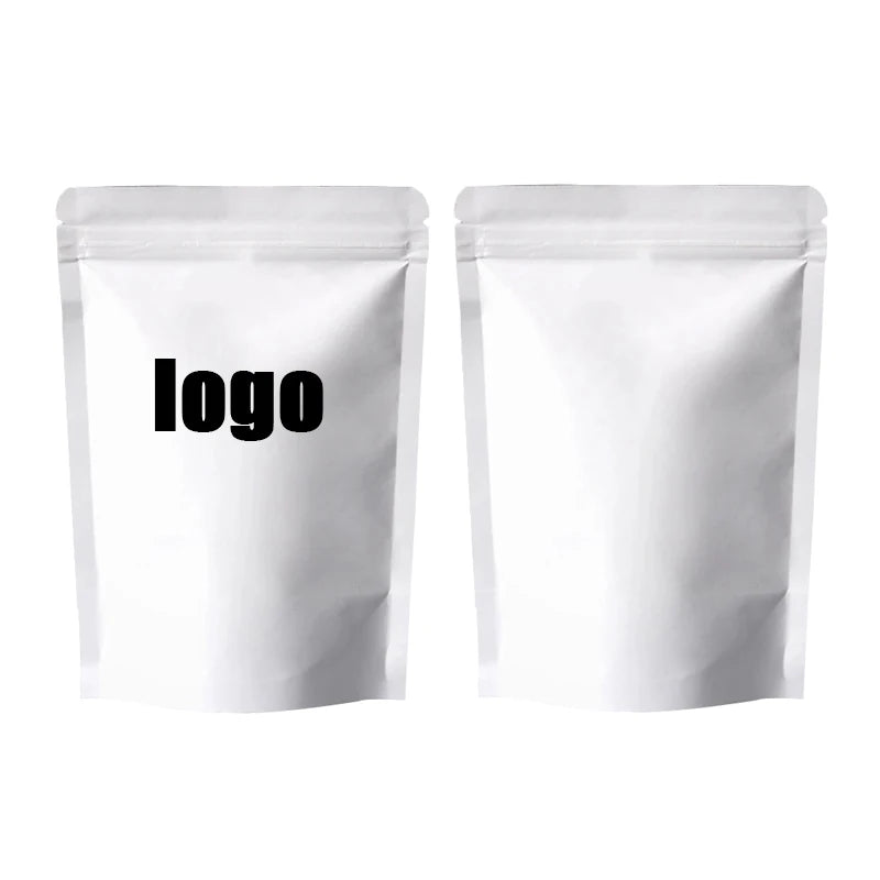 Premium Kraft Paper Self-Sealing Coffee Bags | Eco-Friendly Stand-Up Food Pouches for Candies & Tea | High-Quality Customized Packaging with Resealable Zipper Luxegan