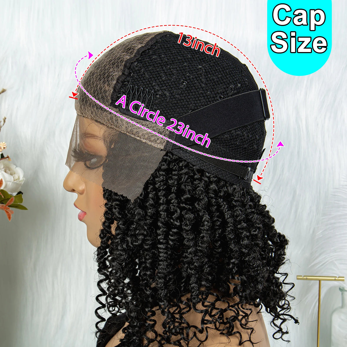 14 Inch Butterfly Locs Dreadlock Wig | Knotless | Lace Front