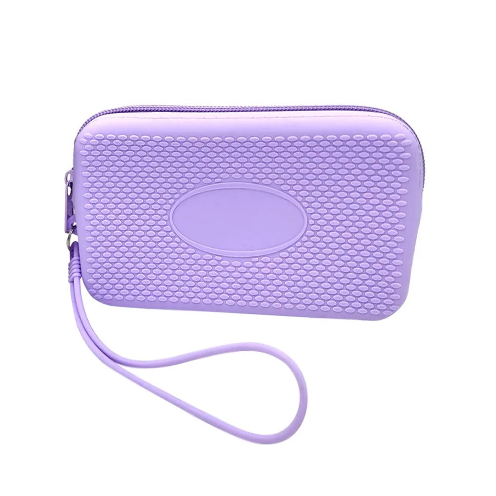 Unisex Silicone Waterproof Coin & Earphone Purse Luxegan