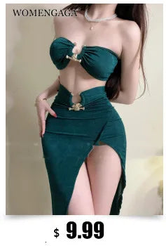 Women's Elegant High Street Long Sleeve Maxi Dress | Simple Korean Style Slim Fit Ankle-Length Robe | Soft Autumn/Winter Solid Color A-Line Gown | Premium Ruffle Empire Waist Model Carbon Ash Luxegan